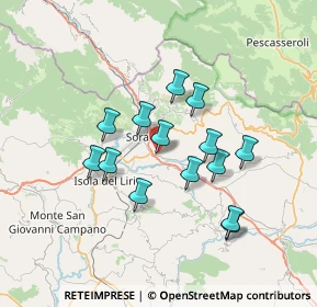 Mappa Via Cretari, 03030 Broccostella FR, Italia (6.28571)
