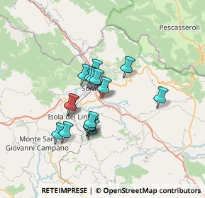 Mappa Via Cretari, 03030 Broccostella FR, Italia (5.51875)