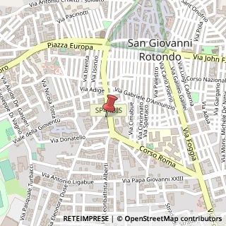 Mappa Corso Roma, 122, 71013 San Giovanni Rotondo, Foggia (Puglia)