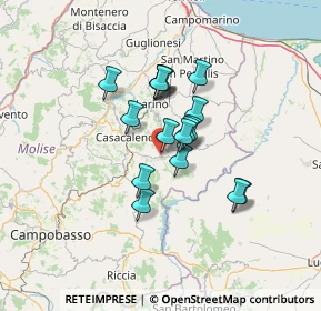 Mappa Via Caduti di Via Fani, 86041 Bonefro CB, Italia (10.22)
