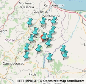 Mappa Via Caduti di Via Fani, 86041 Bonefro CB, Italia (11.874)