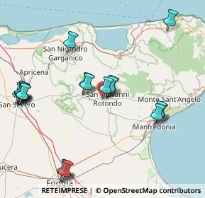 Mappa Contrada Pozzocavo, 71013 San Giovanni Rotondo FG, Italia (20.056)