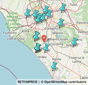 Mappa Viale Dante Alighieri, 00071 Pomezia RM, Italia (15.41529)