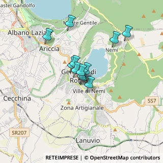 Mappa Via Liguria, 00045 Genzano di Roma RM, Italia (1.26333)