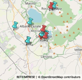 Mappa Via Dott. Barbaliscia, 00045 Genzano di Roma RM, Italia (2.81909)