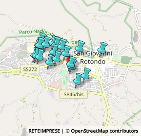 Mappa Via Marco Giuliani, 71013 San Giovanni Rotondo FG, Italia (0.703)