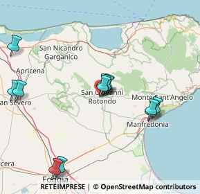 Mappa Via Marco Giuliani, 71013 San Giovanni Rotondo FG, Italia (17.38917)