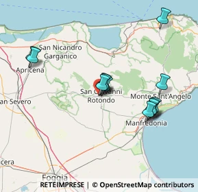 Mappa Via Marco Giuliani, 71013 San Giovanni Rotondo FG, Italia (14.88538)