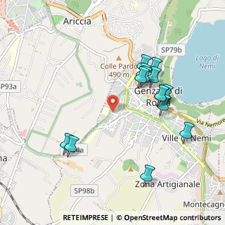 Mappa Via Dottore Francavilla, 00045 Genzano di Roma RM, Italia (1.05214)