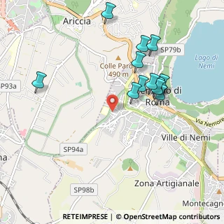 Mappa Via Dottore Francavilla, 00045 Genzano di Roma RM, Italia (1.03417)
