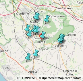 Mappa Via Molise, 00045 Genzano di Roma RM, Italia (6.37)