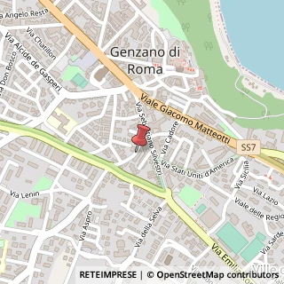 Mappa Via Generale Roberto Lordi, 49, 00045 Genzano di Roma, Roma (Lazio)