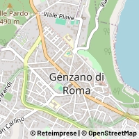 Mapa Genzano di Roma