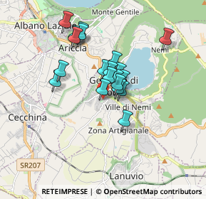 Mappa Via Lenin, 00045 Genzano di Roma RM, Italia (1.393)