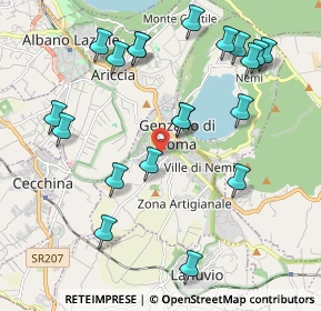 Mappa Via Lenin, 00045 Genzano di Roma RM, Italia (2.4045)