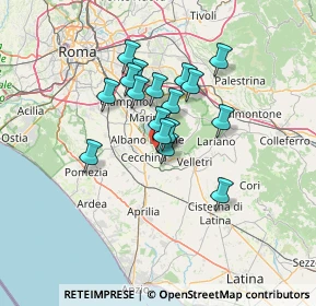 Mappa Via Lenin, 00045 Genzano di Roma RM, Italia (10.70941)