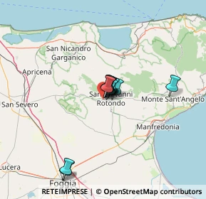 Mappa Via Antonio Scarale, 71013 San Giovanni Rotondo FG, Italia (8.12636)