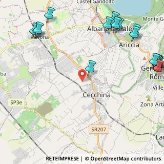 Mappa Via Nettunense, 00072 Ariccia RM, Italia (3.53333)