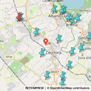 Mappa Via Nettunense, 00072 Ariccia RM, Italia (3.3135)