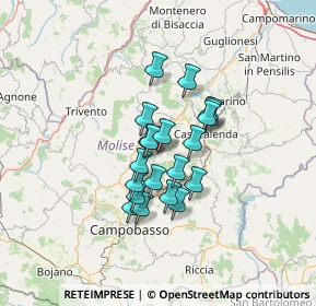 Mappa Piazza Municipio, 86020 Castellino del Biferno CB, Italia (9.9055)