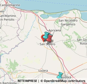 Mappa S.S. 16 KM.640+944, 71016 San Severo FG, Italia (36.85182)