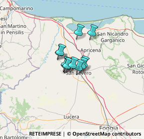 Mappa S.S. 16 KM.640+944, 71016 San Severo FG, Italia (6.19833)