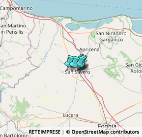 Mappa S.S. 16 KM.640+944, 71016 San Severo FG, Italia (29.16636)