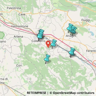 Mappa Via Roma, 00030 Gavignano RM, Italia (6.77545)