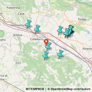 Mappa Via Roma, 00030 Gavignano RM, Italia (8.13571)