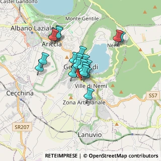 Mappa Via Firenze, 00045 Genzano di Roma RM, Italia (1.3835)
