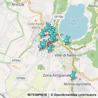 Mappa SP 98b, 00045 Genzano di Roma RM, Italia (0.59917)