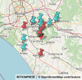 Mappa SP 98b, 00045 Genzano di Roma RM, Italia (11.79688)