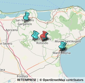 Mappa Via Piersanti Mattarella, 71013 San Giovanni Rotondo FG, Italia (11.05867)