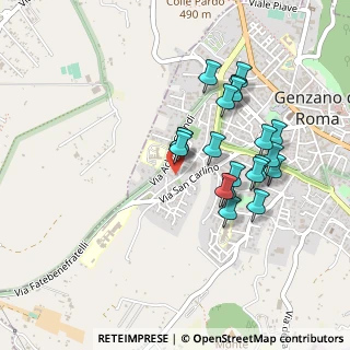 Mappa Via Vittorio Cavaceppi, 00045 Genzano di Roma RM, Italia (0.4415)