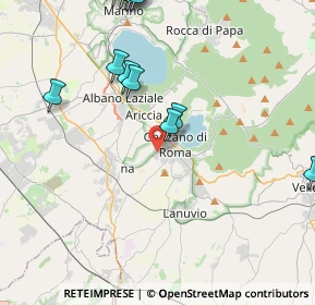 Mappa Via Vittorio Cavaceppi, 00045 Genzano di Roma RM, Italia (5.63)