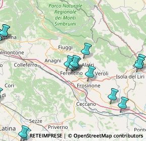 Mappa Via Croce Tani Fumone, 03013 Ferentino FR, Italia (24.75)