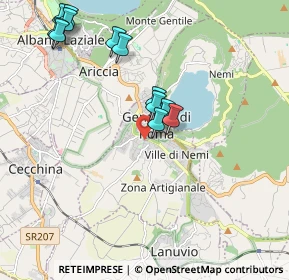Mappa Via Pietro Nenni, 00045 Genzano di Roma RM, Italia (2.175)