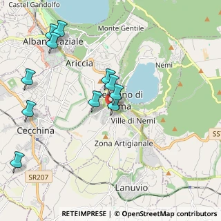 Mappa Via Pietro Nenni, 00045 Genzano di Roma RM, Italia (2.30727)