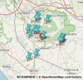 Mappa Via Pietro Nenni, 00045 Genzano di Roma RM, Italia (6.37786)