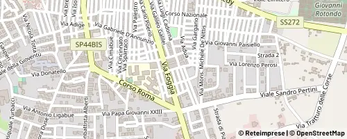 Mappa San Giovanni Rotondo