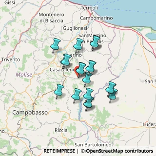 Mappa Via Guglielmo Marconi, 86041 Bonefro CB, Italia (11.3085)
