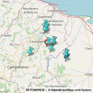 Mappa Via Guglielmo Marconi, 86041 Bonefro CB, Italia (10.82636)