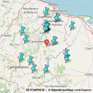 Mappa Via Guglielmo Marconi, 86041 Bonefro CB, Italia (16.6675)