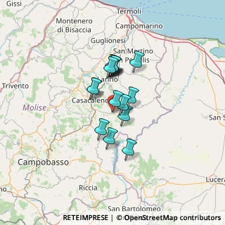 Mappa Via Guglielmo Marconi, 86041 Bonefro CB, Italia (9.455)