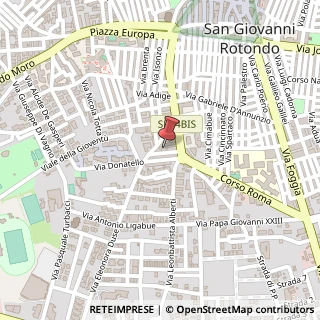 Mappa Via Mantegna Andrea, 6, 71013 San Giovanni Rotondo, Foggia (Puglia)