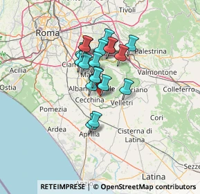 Mappa Via Generale Roberto Lordi, 00045 Genzano di Roma RM, Italia (10.278)