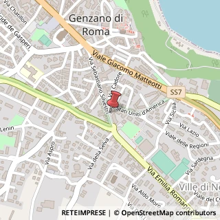 Mappa Via Sebastiano Silvestri, 115/A, 00045 Genzano di Roma, Roma (Lazio)