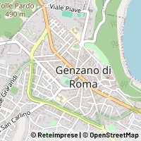 Map Genzano di Roma