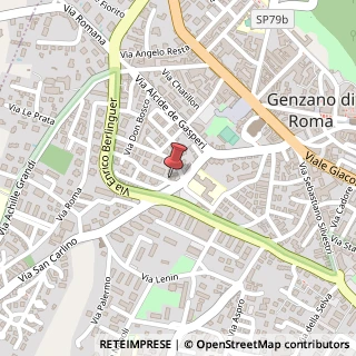 Mappa Via Cencio Baldazzi, 7, 00045 Genzano di Roma, Roma (Lazio)