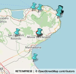 Mappa Parco Nazionale del Gargano, 71037 Monte Sant'angelo FG, Italia (21.3015)